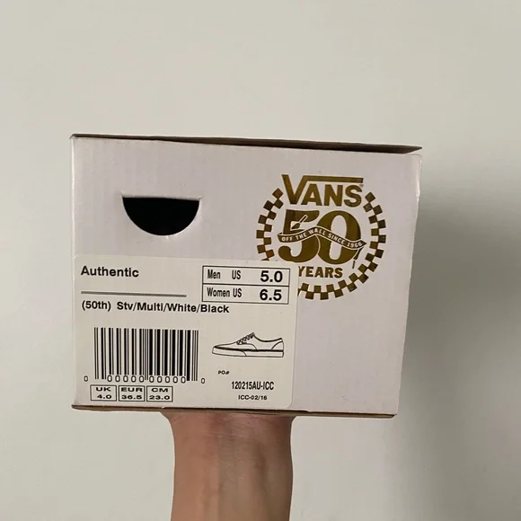 NEW- Vans 50th Anniversary Authentics - Picture 3 of 3
